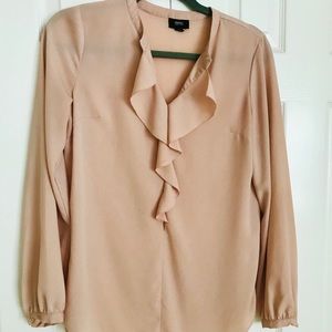 Mossimo ruffle front shirt